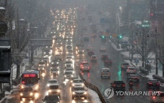 폭설 내리는 1번국도