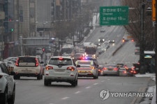 눈 녹고 교통량 줄어 소통 원활한 경수대로
