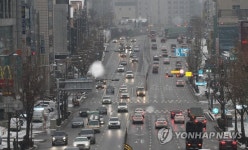 눈 녹고 교통량 줄어 소통 원활한 경수대로