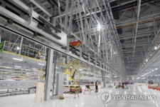 광주글로벌모터스 생산설비 설치작업