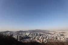 청명한 서울 하늘