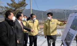구례 수해 복구 현장 찾은 국민의힘 지도부