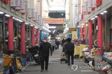 한산한 광주 양동시장
