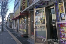 텅빈 보산동 관광특구 거리