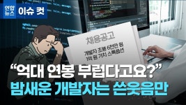 [이슈 컷] "억대 연봉에 오라는 데 많다는데" 밤새운 개발자는 쓴웃음만