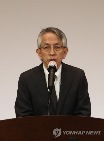 인사말 하는 아이보시 고이치 주한일본대사