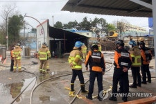 광주 LPG충전소 화재, 자연 연소로 37시간 만에 진화