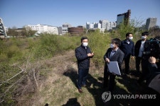 서정협 서울시장 권한대행, 송현동 공원조성 부지 현장방문