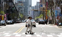 한산한 광주 상무지구