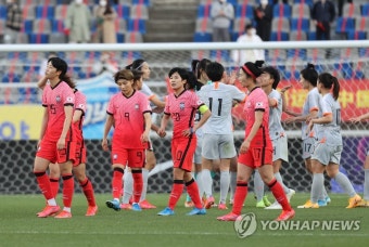 도쿄올림픽 여자축구 예선 PO 한국 2대1로 패배