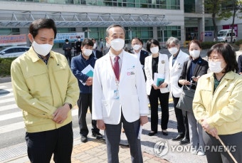 서북병원 방문한 오세훈 서울시장