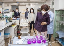 한강유역환경청 현장 방문한 한정애 장관