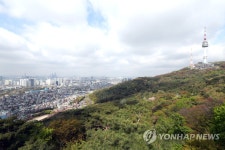 봄비 그친 서울