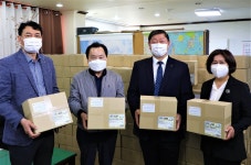 인천 남동농협, 농업인에 마스크 전달