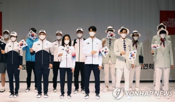 시상복·단복 선보이는 도쿄올림픽 선수단