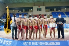 태안군청, 회장기 전국장사씨름대회 단체전 우승