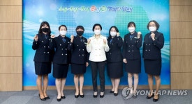 양천녹색어머니연합회 임원단 만난 김수영 양천구청장