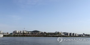 청명한 서울 하늘