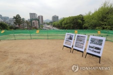 율곡로 도로구조개선공사 현장