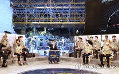 문 대통령, 여럿이 함께