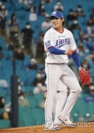 삼성 원태인 '함박웃음'