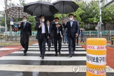 스쿨존 재정비 사업지역 찾은 전해철 행안부 장관