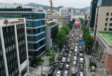 금남로에서 열린 전국노동자대회