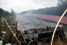 익산 양계장서 화재…병아리 2만6천 마리 폐사