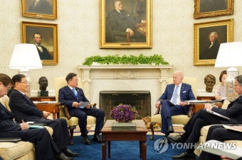 문재인 대통령과 바이든 대통령