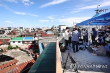 장위9구역 일대에서 열린 공공재개발·재건축 사업 브리핑