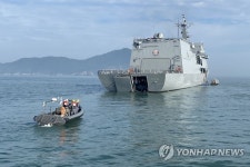 해상 백신센터 한산도함 전남 섬주민 접종임무 완수