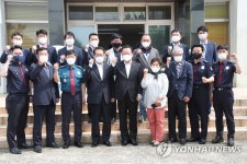 행복치안센터 방문한 김부겸 총리