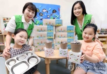 홈플러스 e파란재단, 사내 어린이집 등 친환경 키트 전달