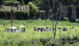 원주 집회 향하는 민주노총 노조원들