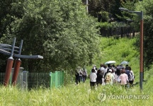 원주 집회 향하는 민주노총 노조원들
