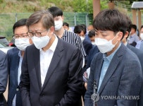국민의힘 이준석 대표, 부산 가덕신공항 예정지 방문