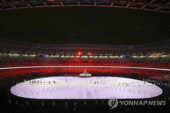 [올림픽] 개막식 입장하는 각국 선수들