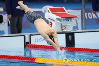 -올림픽- 황선우, 자유형 200ｍ 6위로 결승 진출…박태환 이후 9년만(종합)
