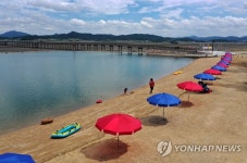 한적한 함평 돌머리해수욕장