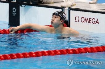 [올림픽] 100m 자유형 결승전 마친 황선우