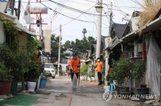 송파구 장지화훼마을 폭염대응 살수 지원
