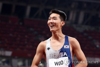 [올림픽] 우상혁, 올림픽 결승무대의 기쁨
