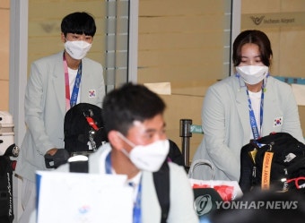 [올림픽] 양궁 대표팀 '금의환향'