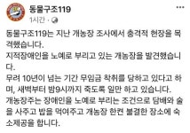 강화도 개 농장 노동착취 피해 의혹 50대 장애인…가족에 인계