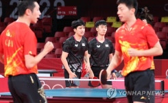 [올림픽] 탁구장성에 막힌 한국 탁구