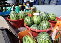 부산 엄궁농산물도매시장 수박나눔행사