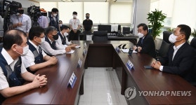 이낙연, 한국노총 면담