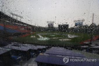프로야구 잠실·창원 경기 비로 취소(종합)