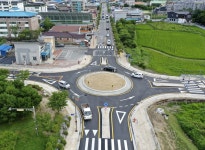 [장수소식] 읍내 장수파출소 앞 회전교차로 개통