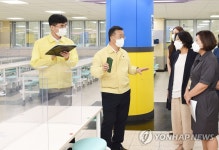 이승우 재난안전관리본부장, 초등학교 급식시설 점검
